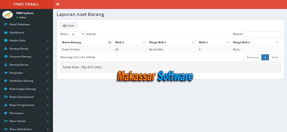 POS: Aset Barang
